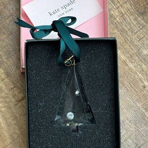Kate Spade 'First Snow 2020 Tree' Crystal Ornament